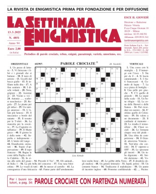 La Settimana Enigmistica N.4851 - 13 Marzo 2025