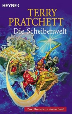 Cover: Die Scheibenwelt. Zwei Romane in einem Band. Das Licht der Phantasie / Das Erbe des Zauberers. - Pratchett, Terry
