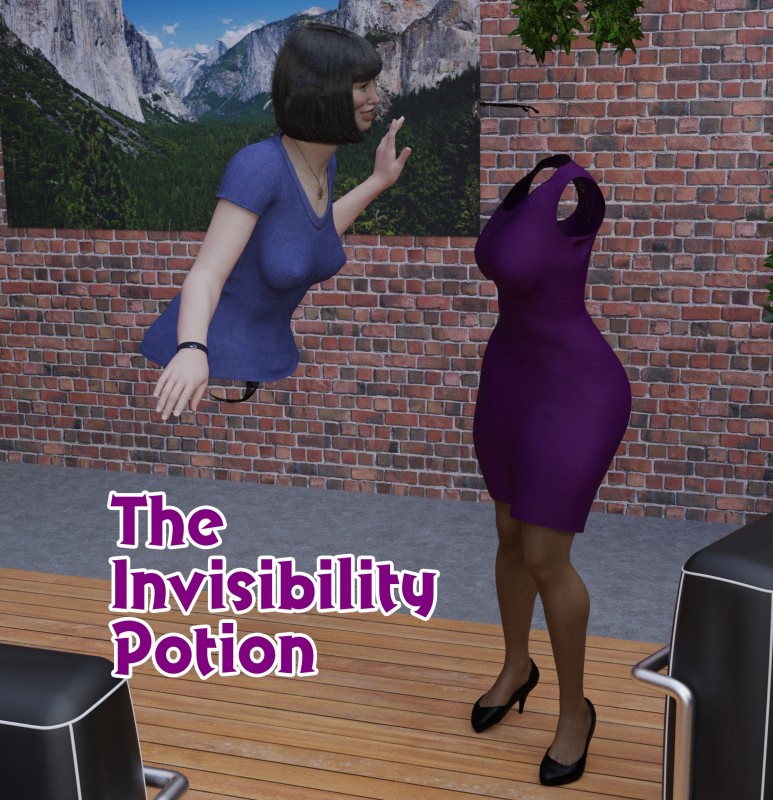 AthenaFoster - The Invisibility Potion 3D Porn Comic