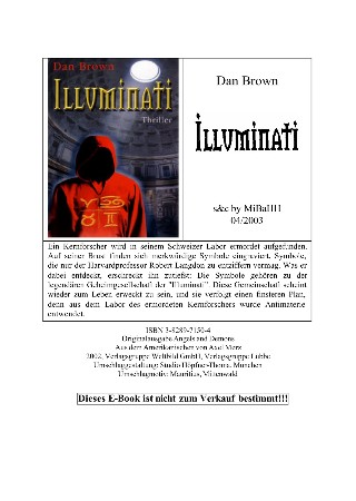 Cover: Illuminati - Dan Brown