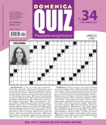 Domenica Quiz N.3842 - 4 Settembre 2025