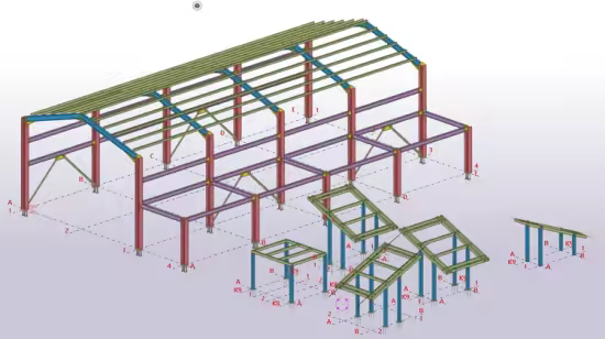 Tekla Structures 2025 Structural Steel Model and Details