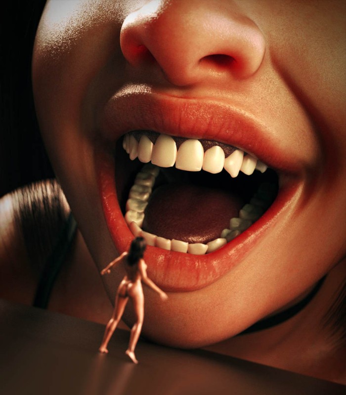 AshkiiWolf - Quick Snack 1 3D Porn Comic