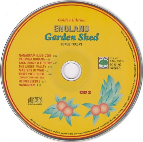 England - Garden Shed (1977) (Golden Edition, 2015) 2CD Lossless England - Garden Shed (1977) (Golden Edition, 2015) 2CD Lossless