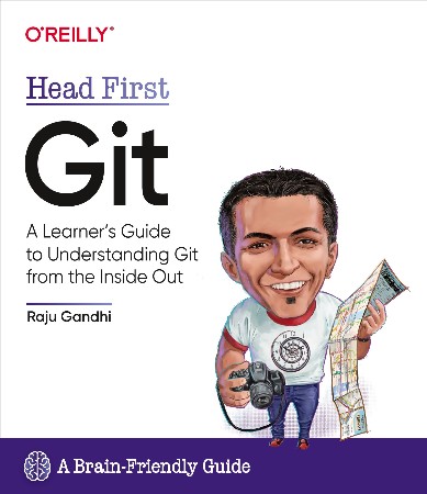 Cover: Head First Git - Ghandi