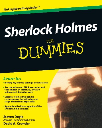 Cover: Sherlock Holmes For Dummies - David A. Crowder