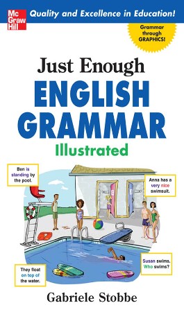 Cover: Just Enough English Grammar Illustrated - Stobbe