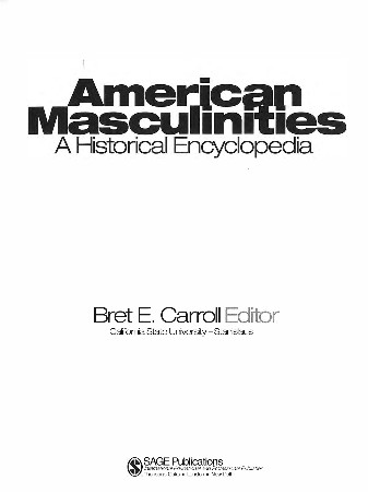 Cover: American Masculinities - Bret Carroll