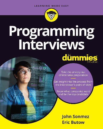 Cover: Programming Interviews for Dummies - Butow