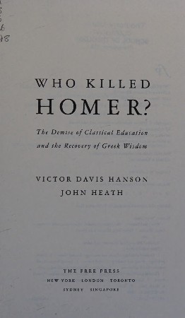 Cover: Who Killed Homer? - Hanson