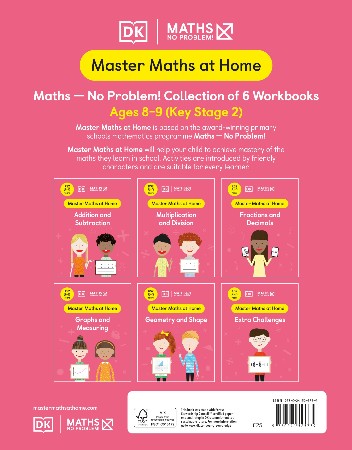 Cover: Maths No Problem! Collection of 6 Workbooks, Ages 8-9 - Maths No Problem!