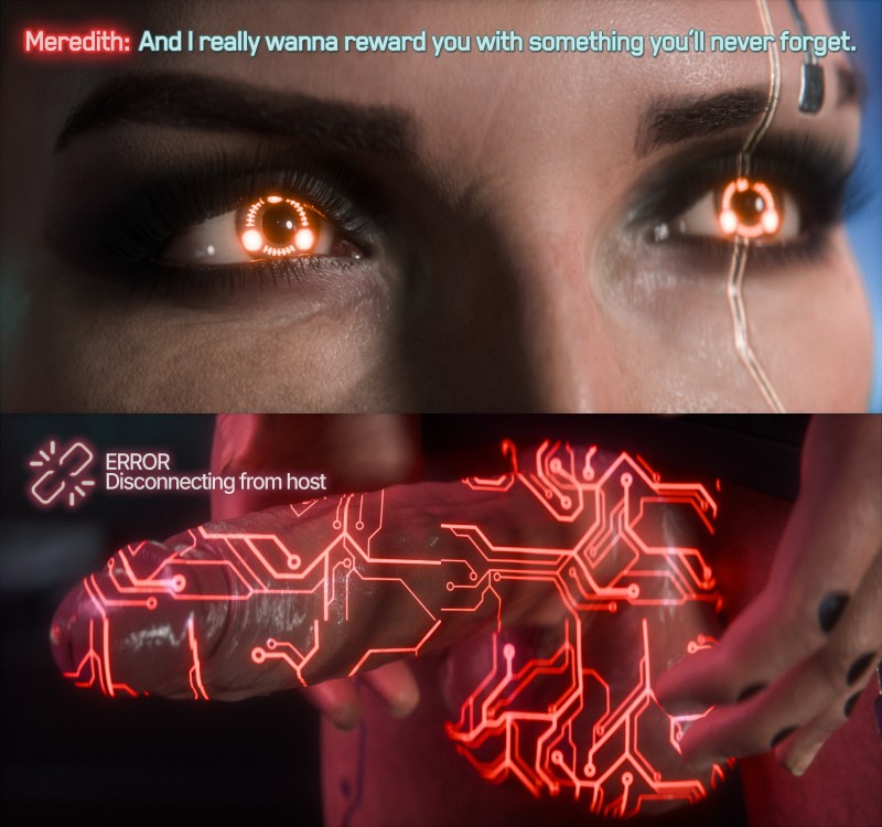 Currysfm - Taking V's Virginity (Cyberpunk) 3D Porn Comic