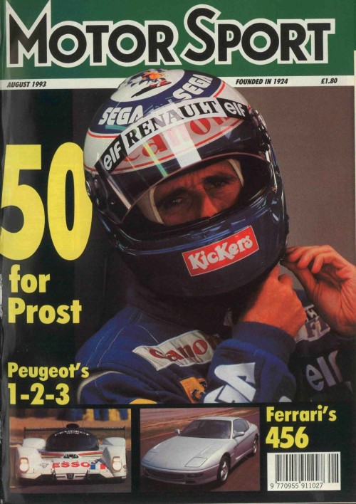 Motor Sport Retros - August 1993
