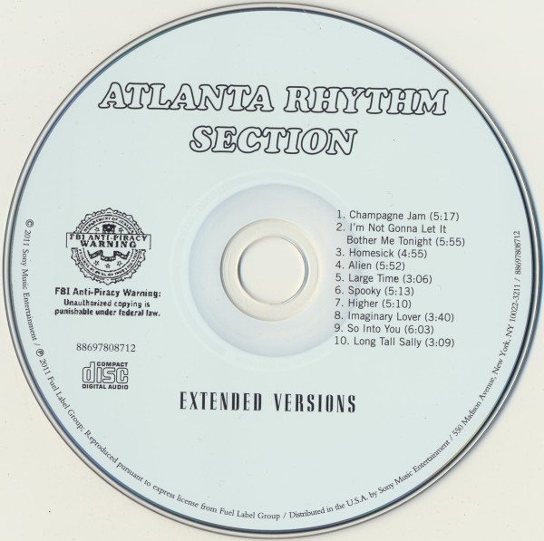 ARS (Atlanta Rhythm Section) - Extended Versions (2011) (Lossless + 320)