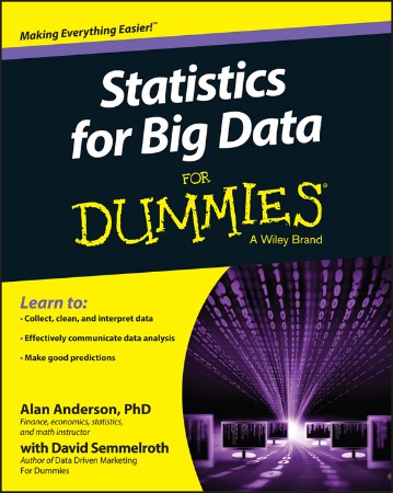 Cover: Statistics for Big Data for Dummies - Anderson