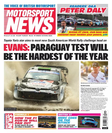 Motorsport News August 28 2025