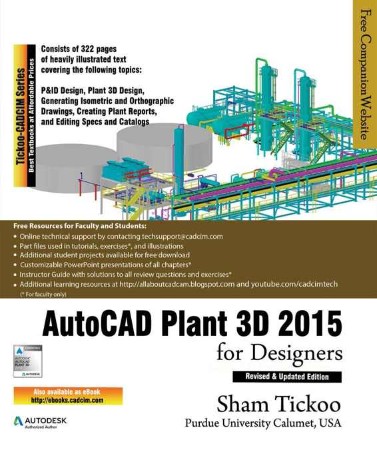 Cover: AutoCAD Plant 3D 2021 for Designers, 6th Edition - Technologies