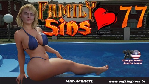 CrazyDad3D - Family Sins 77 3D Porn Comic