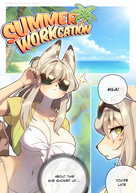 Strong Bana - Summer Workcation Porn Comics