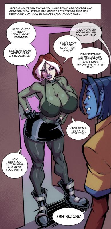Fontez - Rogue's Late Night Training (X-Men) Porn Comics