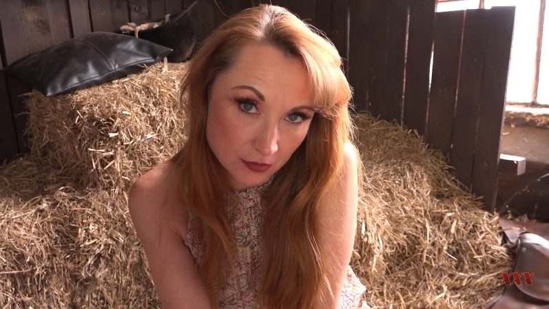 Lily Red - POV : Lily Caught You Slacking in the Barn, Gives You Some REAL Work