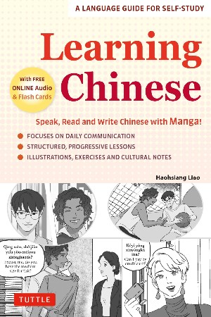 Cover: Learning Chinese: Speak, Read and Write Chinese with Manga! - Liao