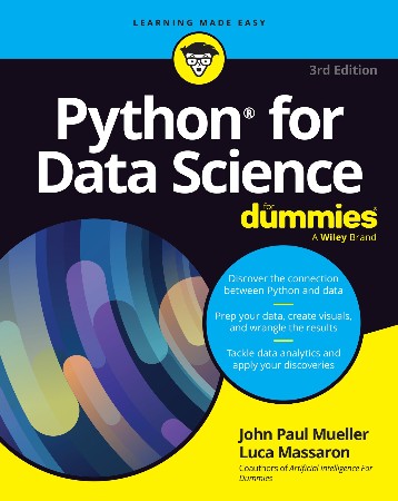 Cover: Python for Data Science For Dummies, 3rd Edition - Mueller, John Paul/ Massaron, Luca