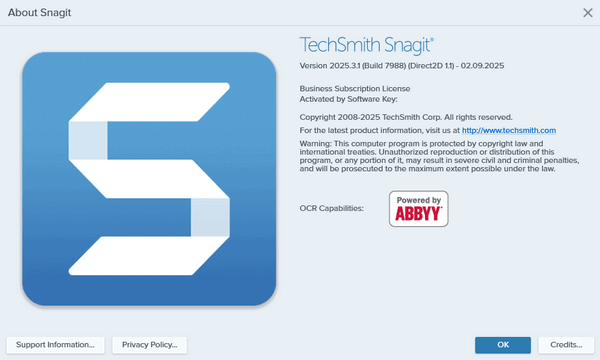 TechSmith SnagIt 2025.3.1 Build 7988