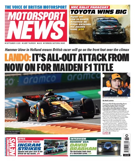 Motorsport News September 04 2025