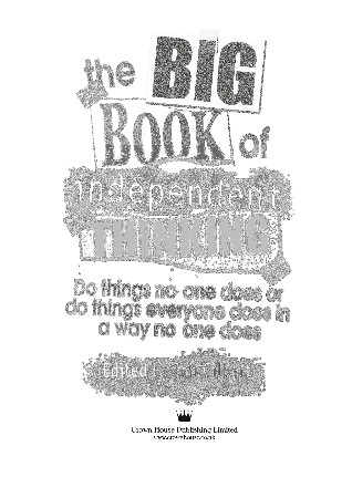 Cover: There Is Another Way: The second big book of independent thinking - Ian Gilbert
