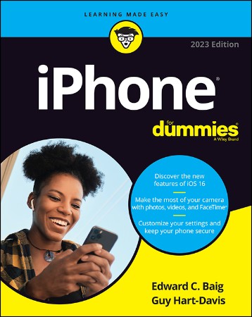 Cover: iPhone For Seniors For Dummies, 2025 Edition - Spivey, Dwight