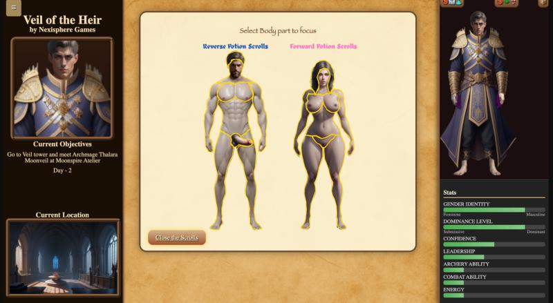 Nexisphere - Veil of the Heir v0.0.5 Porn Game Nexisphere - Veil of the Heir v0.0.5 Porn Game