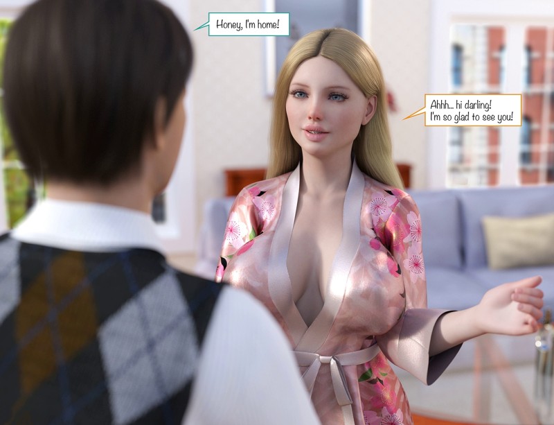 MaksenbergArt - Shower Trouble 3D Porn Comic