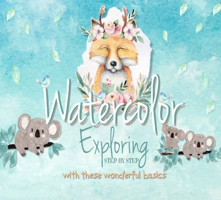 Cover: Watercolor Textures for Artists - Ana Victoria Calder&oacute;n
