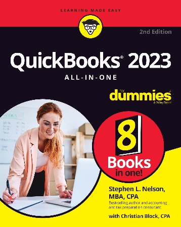 Cover: QuickBooks 2018 All-in-One For Dummies - Nelson, Stephen L.