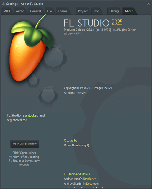 FL Studio Producer Edition v25.1.5 Build 4976