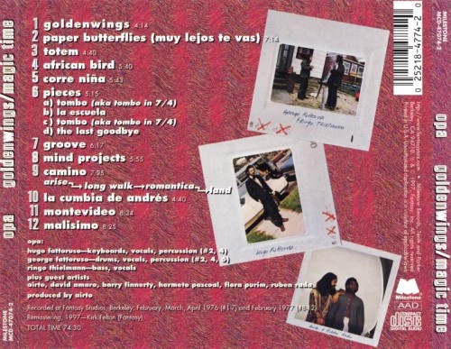 Opa - Goldenwings / Magic Time (1976/77) (1997) Lossless Opa - Goldenwings / Magic Time (1976/77) (1997) Lossless