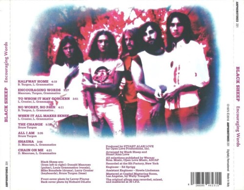 Black Sheep - Encouraging Words (1975) (2016) Lossless