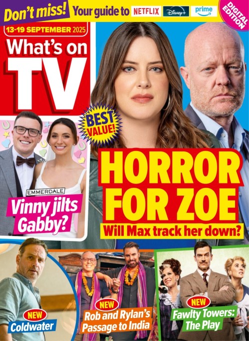 What’s on TV – 13 September 2025