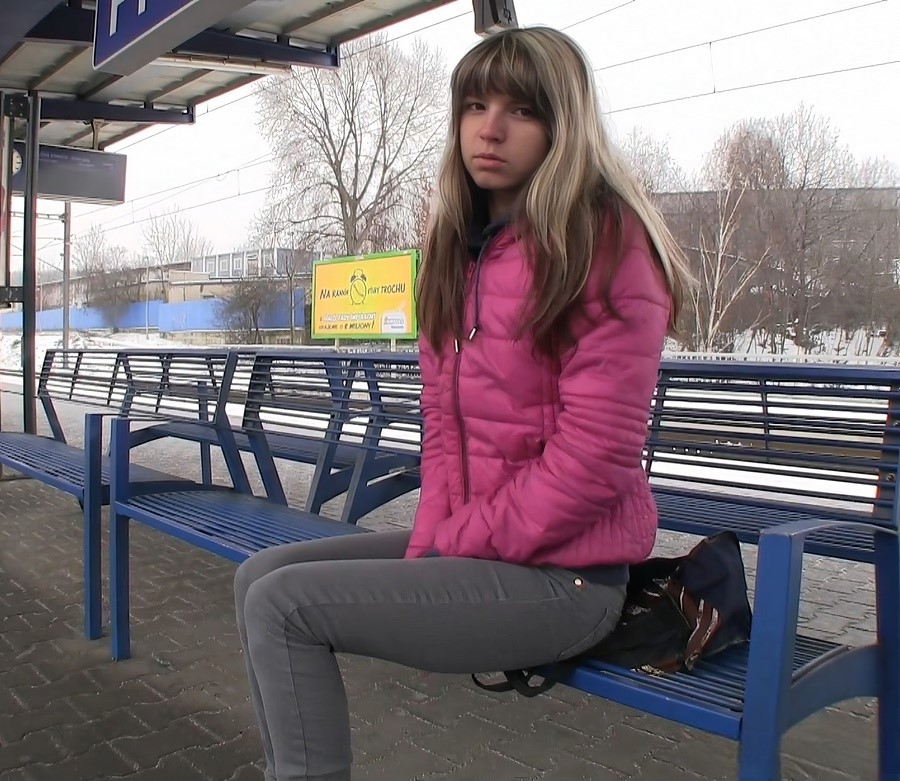 Gina Gerson - Pickup Cute College Teen And Fuck On The Train FullHD