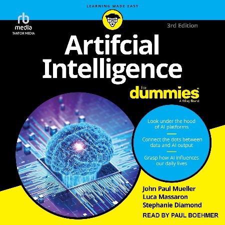 Cover: Artificial Intelligence For Dummies) - Mueller, John Paul; Massaron, Luca; Diamond, Stephanie