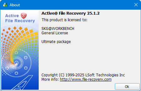 Active File Recovery 25.1.2