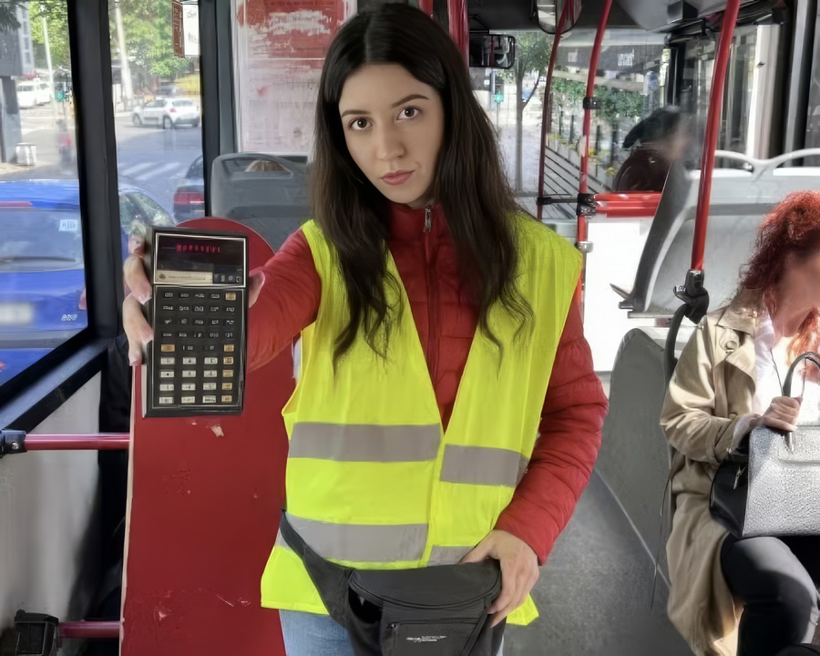 Katty West Bus Conductor Pickup And Fuck