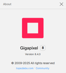 Topaz Gigapixel AI Pro 8.4.3