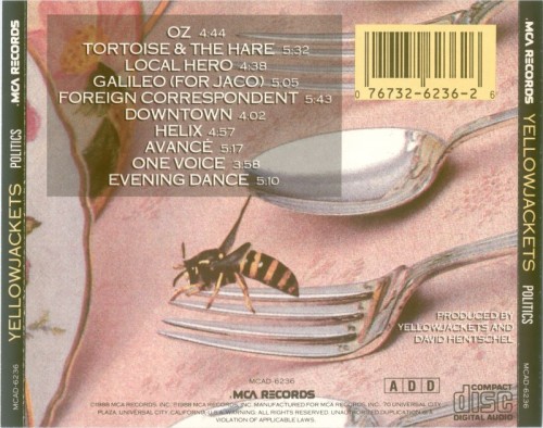 Yellowjackets - Politics (1988) Lossless Yellowjackets - Politics (1988) Lossless