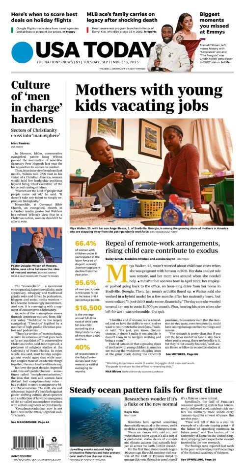 USA Today – September 16, 2025