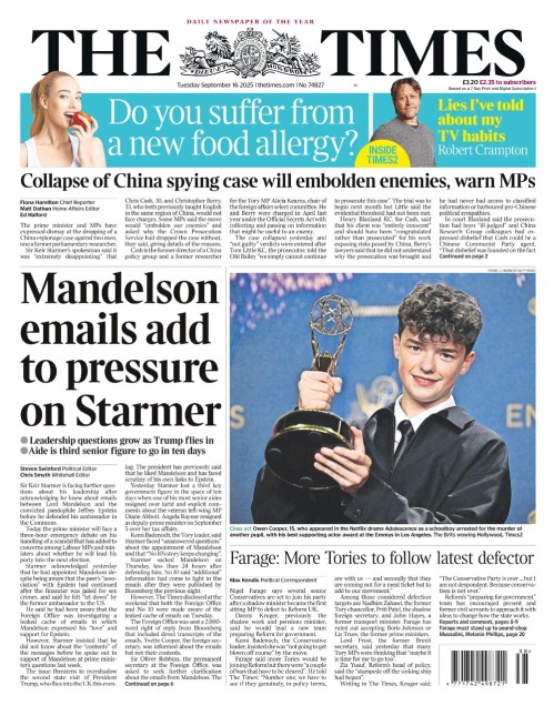 The Times - 16 September 2025