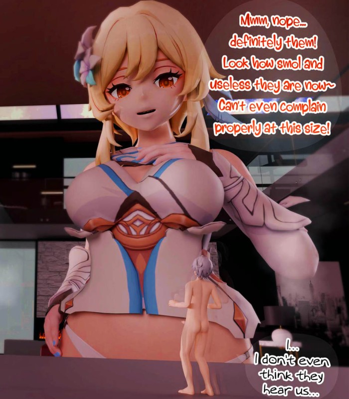 Lumine and Belle Brother Swap Contest 3D Porn Comic