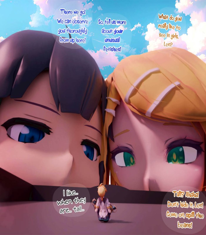Rin and Hestia Overwhelming Sizes 3D Porn Comic