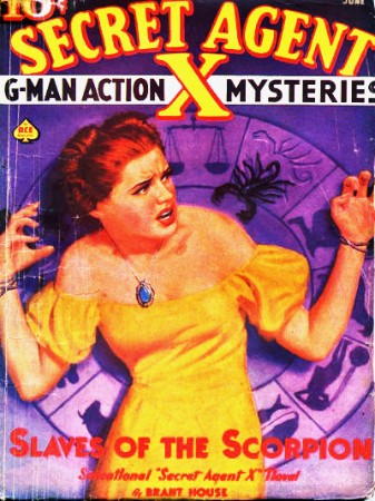 Cover: Secret Agent 'X' 32 Slaves of the Scorpion - G.T. Fleming-Roberts as Brant House
